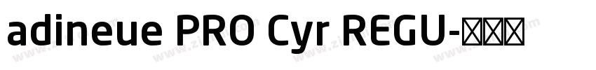 adineue PRO Cyr REGU字体转换